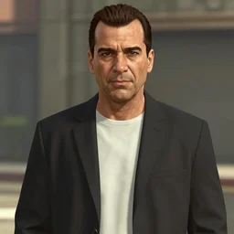 Tony Dalton aka Lalo Salamanca from Better Call Saul as a GTA character portrait, Grand Theft Auto, GTA cover art