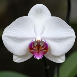 a photo of a ghost orchid