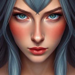 caitlyn from league of legends, closeup portrait art by donato giancola and greg rutkowski, symmetry!!