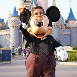 norman reedus in disneyland