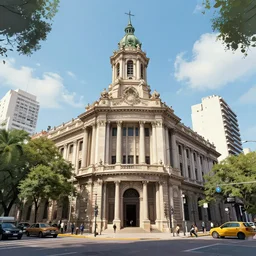 Digital art of Buenos Aires, Argentina, high quality artwork by Greg Rutkowski