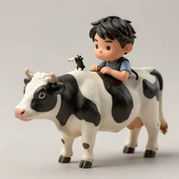 a man covered in tiny cows realistic 3 5 mm cinematic