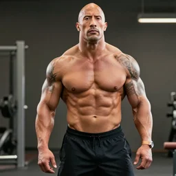 super skinny dwayne johnson