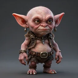 a photorealistic render of a goblin in the style of Remi Luizy, Jean-Philippe Degosse, ultra detailed, octane render, 8K, raytracing