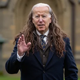 joe biden as rubeus hagrid