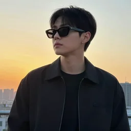 j - hope rap monster rm nam - joon, photo close, sunrise, aesthetics, wearing sunglasses