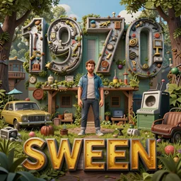 1 9 7 0 s ween - themed album cover, realistic, hyperrealistic, 8 k resolution, hd quality, very detailed, highly detailed, intricate details, real life, real world, trending on artstation, digital art, really realistic, very realisticm artistic, album cover, album, cover, remastered
