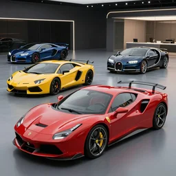 the newest super car designed by ferrari, lamborghini, bugatti, and lexus, photo