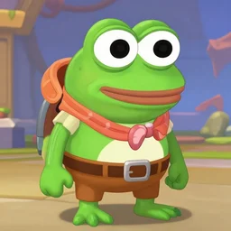 Screenshot of Pepe the frog as an Overwatch hero
