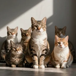 the essence of every single cat ever compressed into a single image
