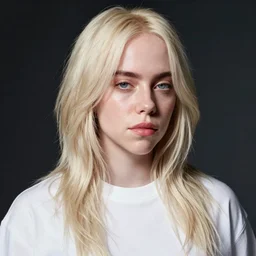 portrait of billie eilish by kentaro miura