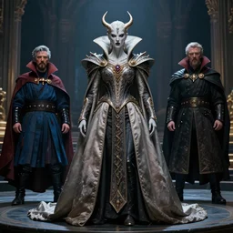 nagash, warhammer nagash haute couture, godlike lich still frame from doctor strange by wayne barlowe and by wachowski