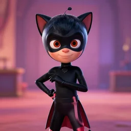 chat noir. cat noir from miraculous ladybug.