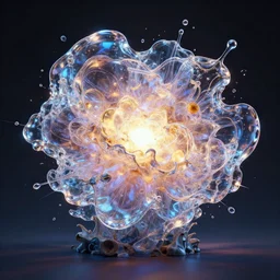 magical glass explosion, side view, fantasy, style artstation, style greg rutkowsk, octane render, unreal engine 6, epic game graphics, fantasy, conceptual art, ray tracing