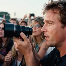 photorealistic documentary style close macro up cinematography of sexy dave matthews band women fans at the 1 9 9 9 woodstock festival shot on film with a angenieux 1 2 - 1 2 0 mm zoom lens shot at magic hour by cinematographers, malcolm hart, don lenzer, michael margetts, david myers, richard pearce, michael wadleigh