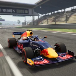 Gameplay screenshot of Max Verstappen in GTA V, Grand Theft Auto, Red Bull