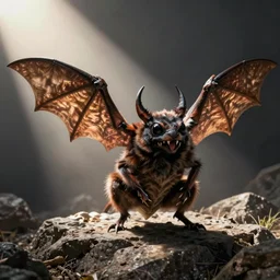 Ozzy Osbourne turning into a bat
