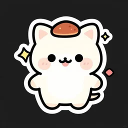 cute miss mascot prinplouf prinplouf prinplup food sticker art, cronobreaker, beeple game icon