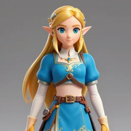 portrait of zelda, full view, popular on artstation, artstationhd, artstationhq 8 k, volumetric lighting, super focused, no blur, trending on artstation, ultra detailed, by artgerm and james gurney, greg rutkowski