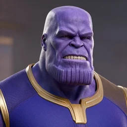 Thanos but with no chin