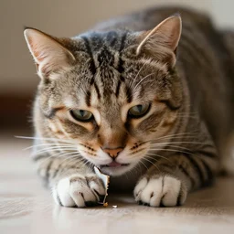 cat making crack