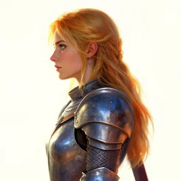 side - profile painted portrait, imogen poots as a paladin, bright backlit, key lighting, smooth, elden ring, gaudy colors, octane render aesthetic, matte painting concept art, official fanart behance hd artstation by jesper ejsing, by rhads and makoto shinkai and lois van baarle and ilya kuvshinov and rossdraws