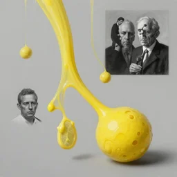 human mitosis, chiaroscuro!!, atompunk, postminimalism, opaque yellow liquid, floating, ligaments, ooze, hyperrealism, surrealism, by gil elvgren and greg rutkowski and zdzisław beksinski and norman rockwell