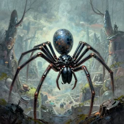 futuristic spider civilization, rj palmer