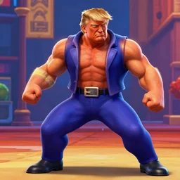 donald trump in streetfighter