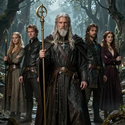 noble elite elven lord Elrond of Rivendel by Mark Brooks, Donato Giancola, Victor Nizovtsev, Scarlett Hooft, Graafland, Chris Moore