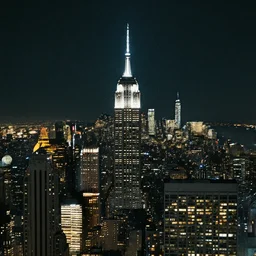 photo of new york city at night, 4k, grainy, panasonic