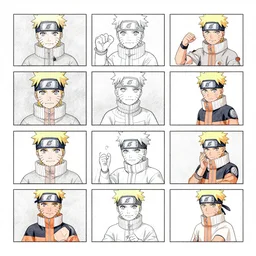 naruto ninja war full page storyboard made by alberto mielgo