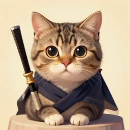 samurai cat