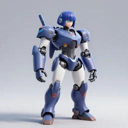 Robot Character Yukari Yuzuki Eclipse made by Kuroyu , digital art , 3D , raytracing