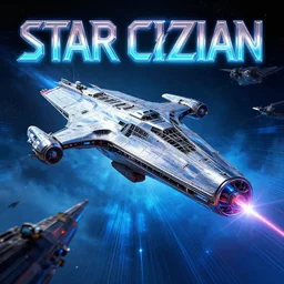 a  photo of the chrome  starship , star citizen ,landing   in space  battle  ,blue haze, volume metric lighting, retracing, unreal, concept art cyperpunk video game poster design with intricate details :: magic the gathering, Battlestar Galactica, neon lighting, lens flare, rich vibrant colors, High contrast, blizzard concept artist, acrion, syd mead