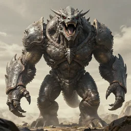 giant monsters, fine detail, trending on artstation, by sylvain sarrailh