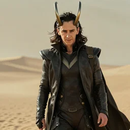 timothée chalamet as loki in dune, cinematic