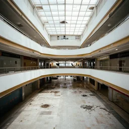 7 0 s photo of an abandoned mall