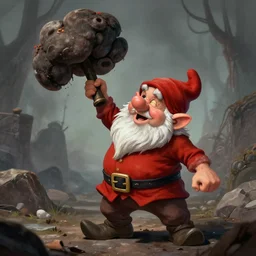 drunken dwarf throwing hellblade