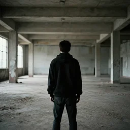 stalker background of empty building