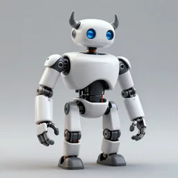 a cow robot, concept art, artstation, highly detailed