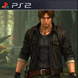 game screenshot of Ted Kaczynski inside Ico, ps2 graphics