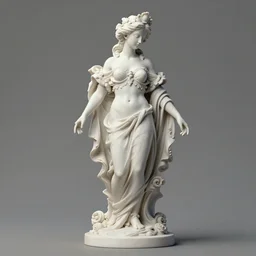 baroque rococo vaporwave statue, trending on art station, 4k UHD, 8k, painting illustration, high detail, rendered in unreal engine, 3d render, god rays, volumetric lighting, award winning, photorealistic