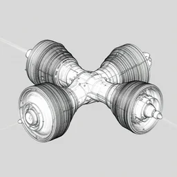 schematic for functional faster than light speed engine, warp engine drive
