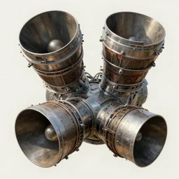 visual storytelling, concept art of rocket engines by jama jurabaev, extremely detailed, trending on artstation, high quality, brush stroke