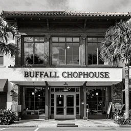 photograph The Buffalo chophouse in Port St Lucie Florida, post-processing, award winning , gregory crewdson , intricate , real to life