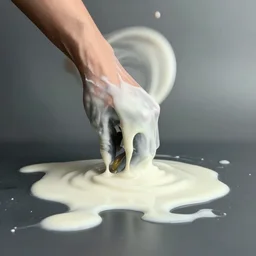 a human melting