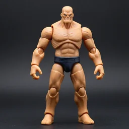 flesh toned clamp man action figure