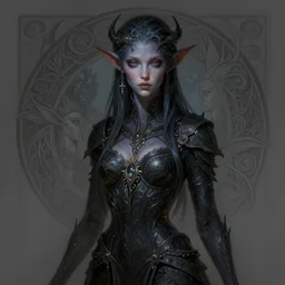 a portrait of a gelfling, dark fantasy, medium shot, intricate, elegant, highly detailed, digital painting, volumetric light, artstation, concept art, smooth, sharp focus, illustration, art by Gil Elvgren and Greg Rutkowski and Alphonse Mucha