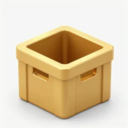 cubby crate gold for mobile game in the style of brawl stras